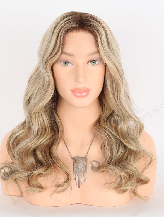 Fabulous Beach Wave Lace Front Wig With Brown Roots Color RLF-08039-25815