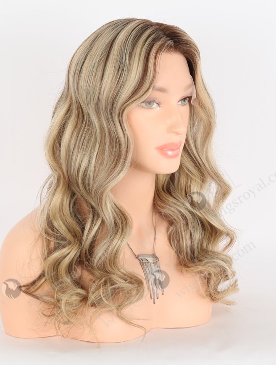 Fabulous Beach Wave Lace Front Wig With Brown Roots Color RLF-08039-25818