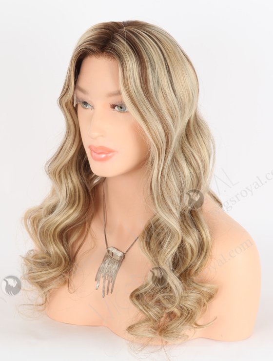 Fabulous Beach Wave Lace Front Wig With Brown Roots Color RLF-08039-25820