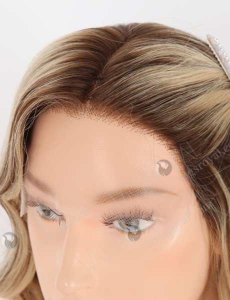 Fabulous Beach Wave Lace Front Wig With Brown Roots Color RLF-08039