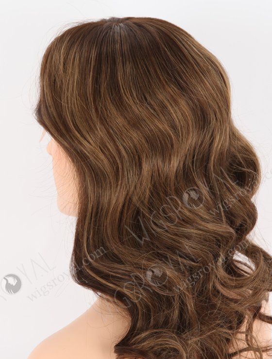 In Stock European Virgin Hair 16" Beach Wave 3# With T3/8# Highlights Color Lace Front Wig RLF-08025-25799