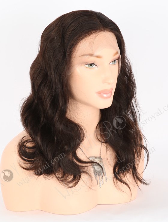 In Stock Indian Remy Hair 16" Body Wave Natural Color 13x4 Lace Front Wig SLF-01295-25873