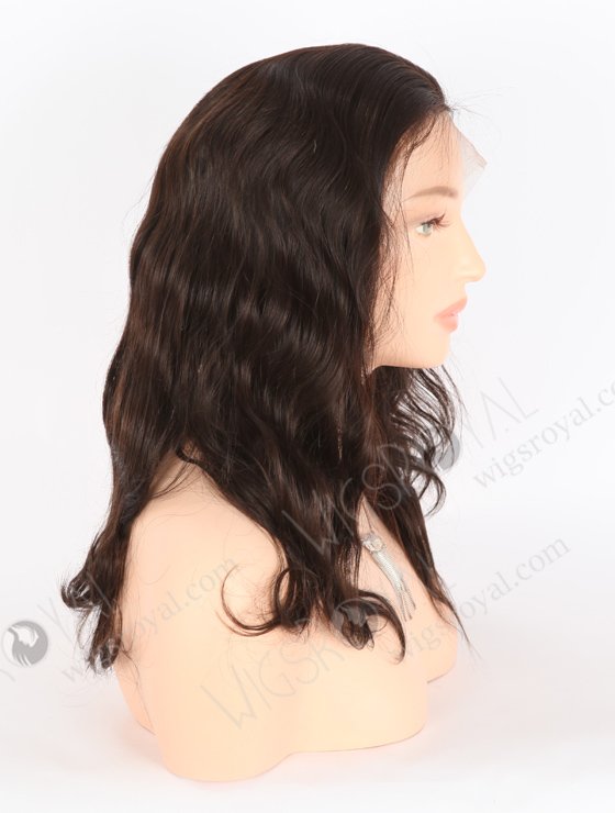 In Stock Indian Remy Hair 16" Body Wave Natural Color 13x4 Lace Front Wig SLF-01295-25874