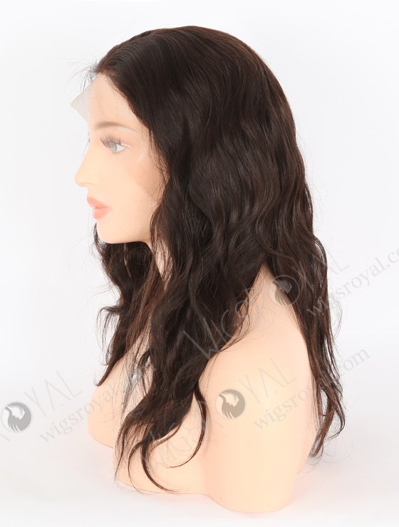 In Stock Indian Remy Hair 16" Body Wave Natural Color 13x4 Lace Front Wig SLF-01295-25876