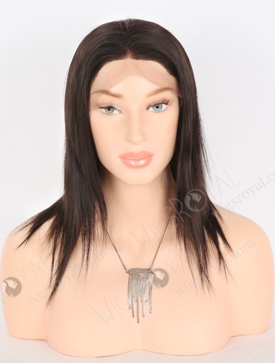 In Stock Indian Remy Hair 10" Straight 1B# Color 13x4 Lace Front Wig SLF-01296-25883