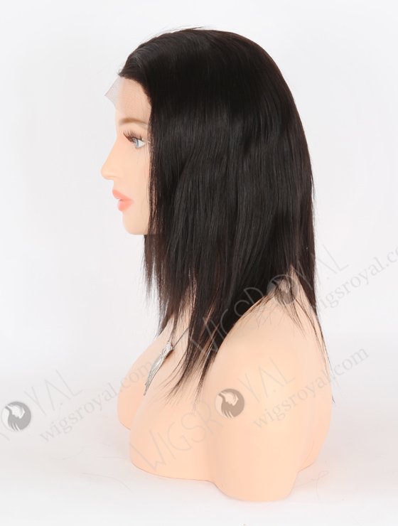 In Stock Indian Remy Hair 10" Straight 1B# Color 13x4 Lace Front Wig SLF-01296-25886