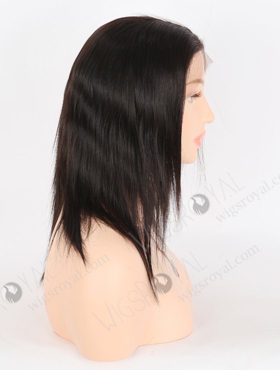 In Stock Indian Remy Hair 10" Straight 1B# Color 13x4 Lace Front Wig SLF-01296-25887
