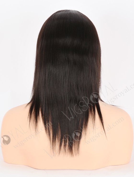 In Stock Indian Remy Hair 10" Straight 1B# Color 13x4 Lace Front Wig SLF-01296-25888
