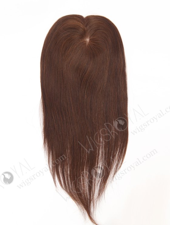 High Quality Remy Hair Crown Toppers | 16 Inch Dark Brown Hair Piece Topper-040-25932