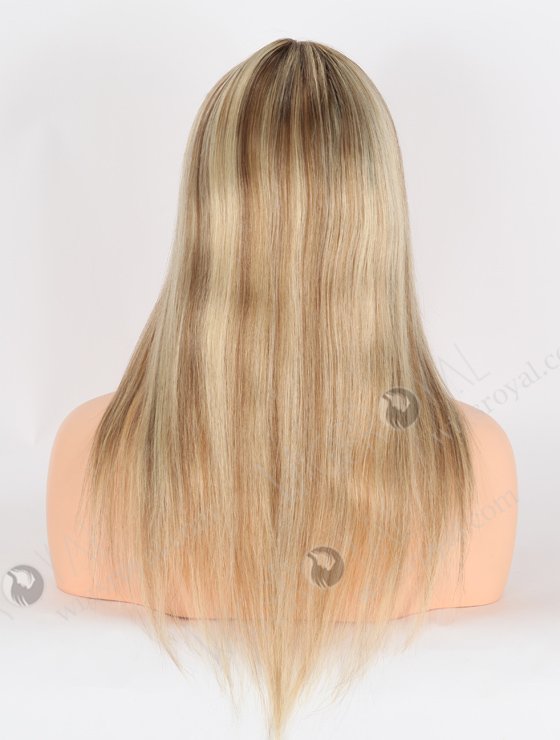 Natural Looking Hairline Brown Hair With Highlights Gripper Wig for Alopecia GRP-08016-25978