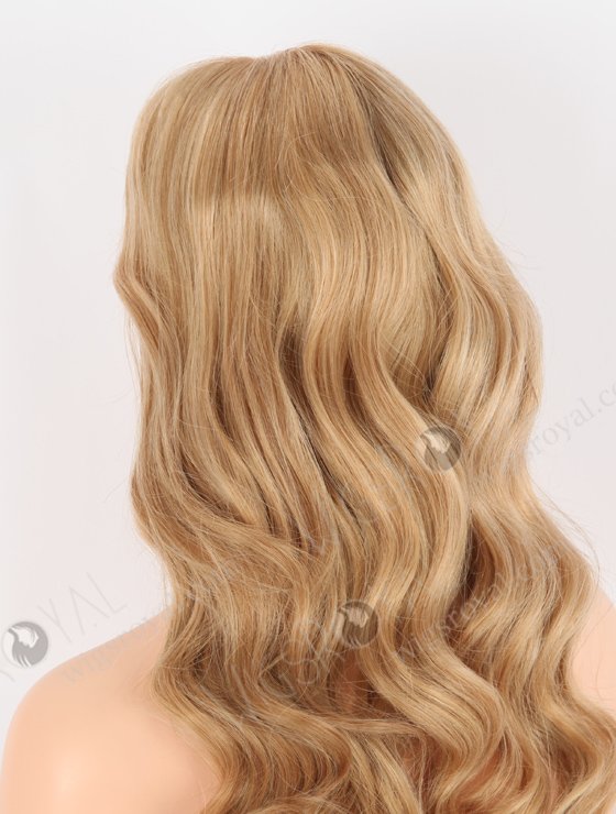 In Stock European Virgin Hair 20" Beach Wave T8/16# With 8# Highlights Color Lace Front Wig RLF-08029-26023