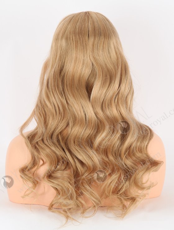 In Stock European Virgin Hair 20" Beach Wave T8/16# With 8# Highlights Color Lace Front Wig RLF-08029-26025