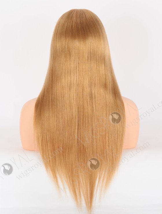 In Stock European Virgin Hair 20" Straight 18#/27A# Evenly Blended Color Silk Top Full Lace Wig STW-847-26180