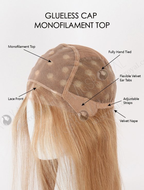 Face-Framing Highlight Hairline Monofilament Top Glueless Wig GLM-08003-26230