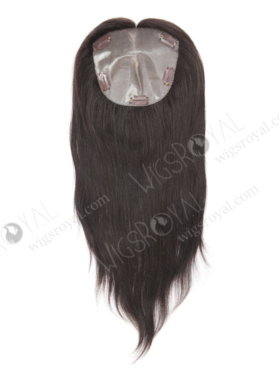All Thin Skin Black Color Chinese Virgin Human Hair Toppers For Thinning Women WR-TC-088-26256