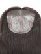 All Thin Skin Black Color Chinese Virgin Human Hair Toppers For Thinning Women WR-TC-088