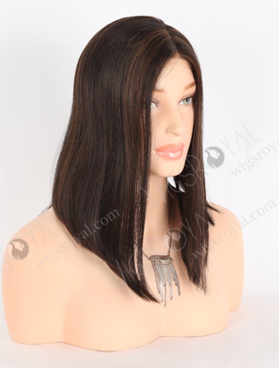 Dark Brown Bob Straight Human Hair Glueless Wig For Beginners WR-GL-074-26310