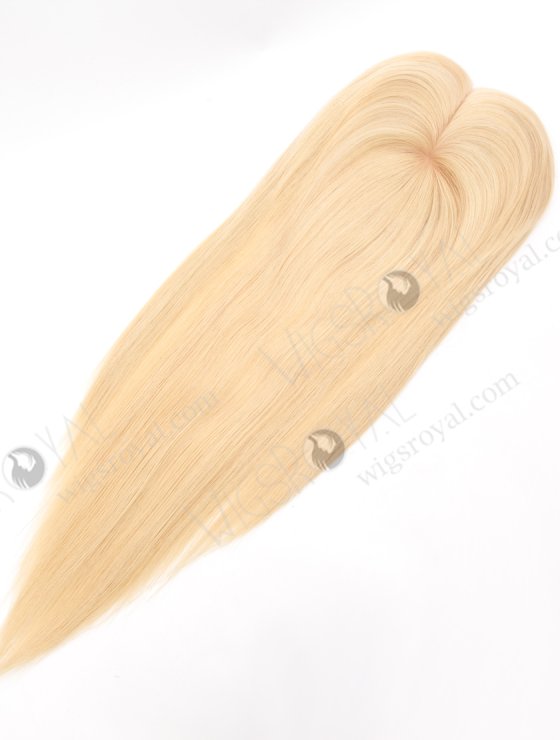 Light Volume Topper With Blonde Color Silky Straight For Thinning Hair WR-TC-091-26331