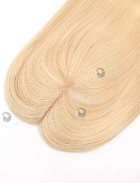 Light Volume Topper With Blonde Color Silky Straight For Thinning Hair WR-TC-091