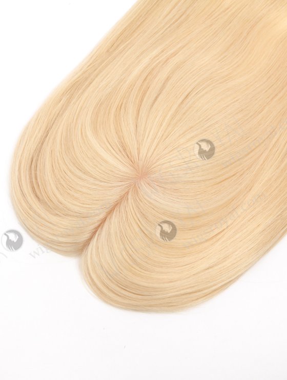 Light Volume Topper With Blonde Color Silky Straight For Thinning Hair WR-TC-091-26333