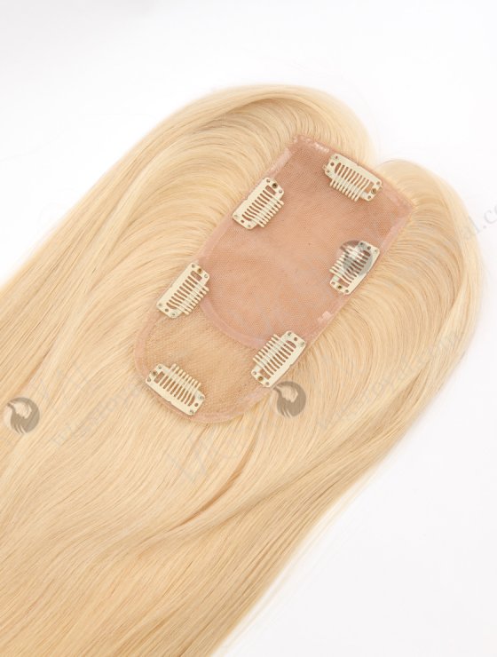 Light Volume Topper With Blonde Color Silky Straight For Thinning Hair WR-TC-091-26335