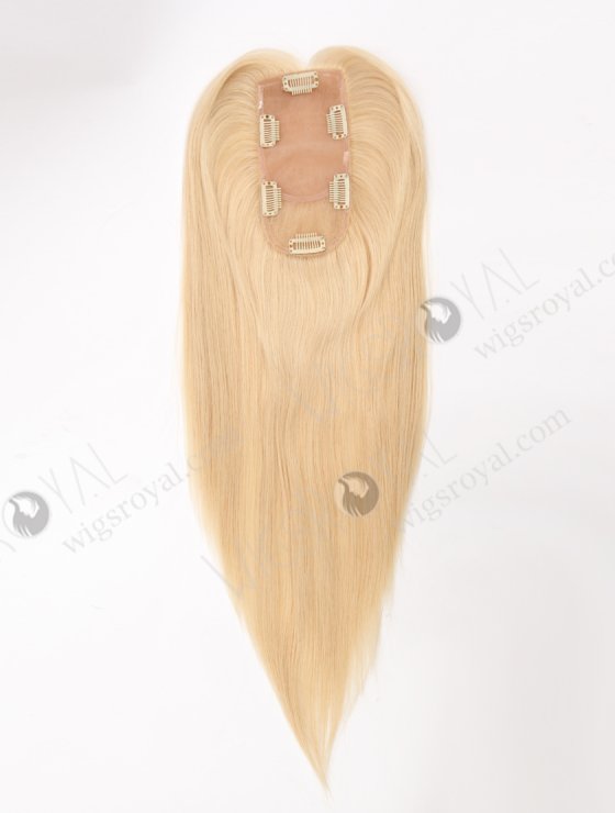 Light Volume Topper With Blonde Color Silky Straight For Thinning Hair WR-TC-091-26336