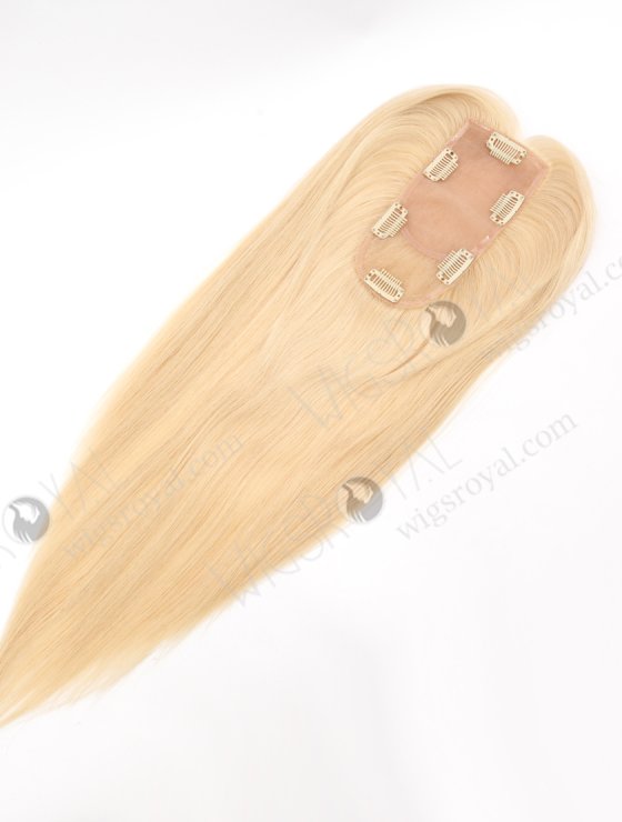 Light Volume Topper With Blonde Color Silky Straight For Thinning Hair WR-TC-091-26337