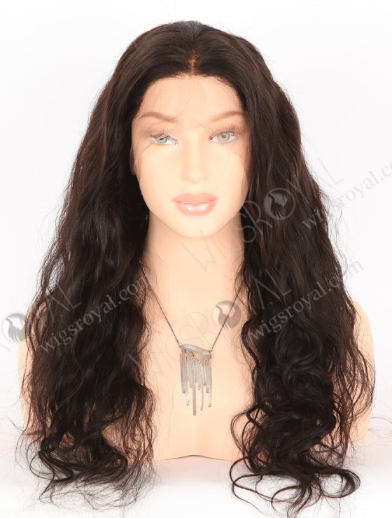 In Stock Brazilian Virgin Hair 22" Natural Straight Natural Color Full Lace Wig FLW-04105-26386