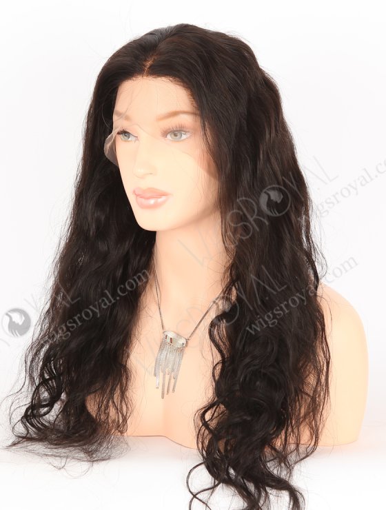 In Stock Brazilian Virgin Hair 22" Natural Straight Natural Color Full Lace Wig FLW-04105-26385