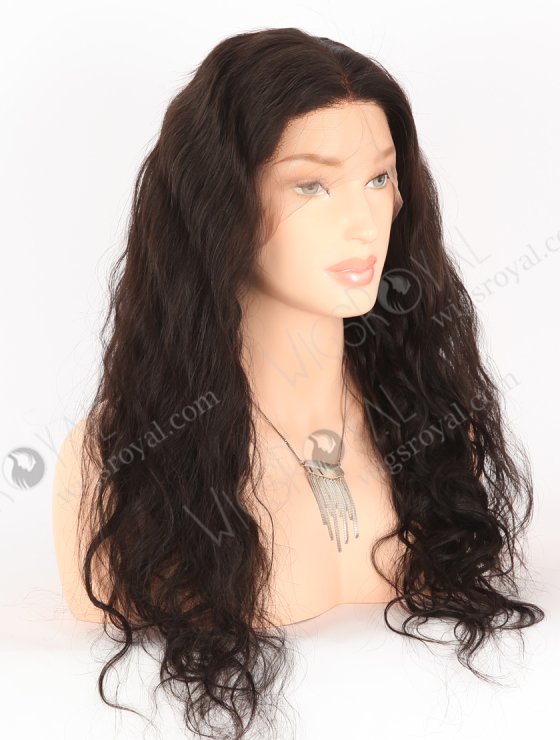 In Stock Brazilian Virgin Hair 22" Natural Straight Natural Color Full Lace Wig FLW-04105-26387