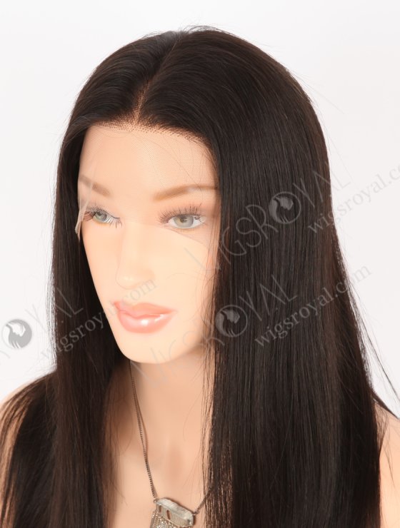 In Stock Brazilian Virgin Hair 18" Straight Natural Color Full Lace Wig FLW-04046-26398
