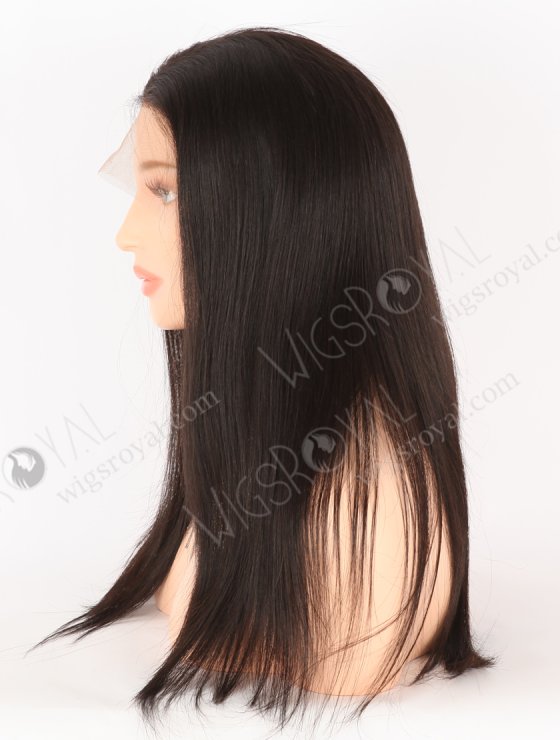 In Stock Brazilian Virgin Hair 18" Straight Natural Color Full Lace Wig FLW-04046-26404