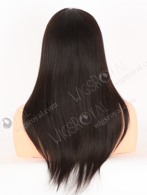 In Stock Brazilian Virgin Hair 18" Straight Natural Color Full Lace Wig FLW-04046-26405