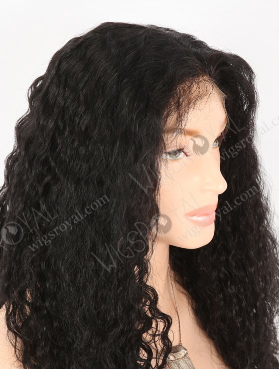 In Stock Indian Remy Hair 20" Spanish Wave 1# Color Full Lace Wig FLW-01574-26358