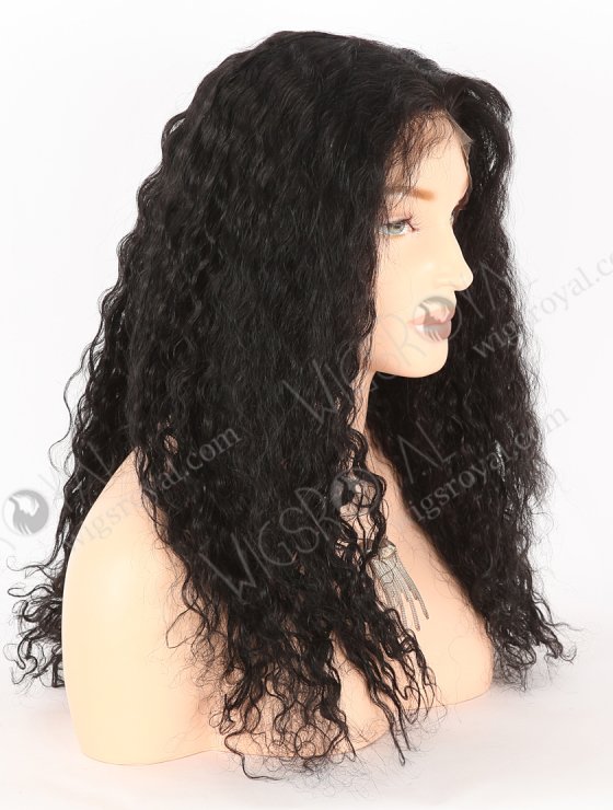 In Stock Indian Remy Hair 20" Spanish Wave 1# Color Full Lace Wig FLW-01574-26357