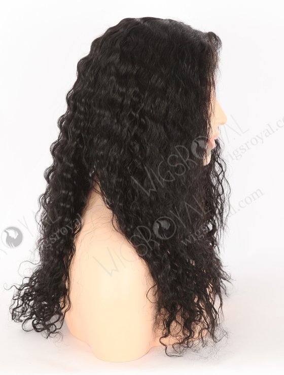 In Stock Indian Remy Hair 20" Spanish Wave 1# Color Full Lace Wig FLW-01574-26359
