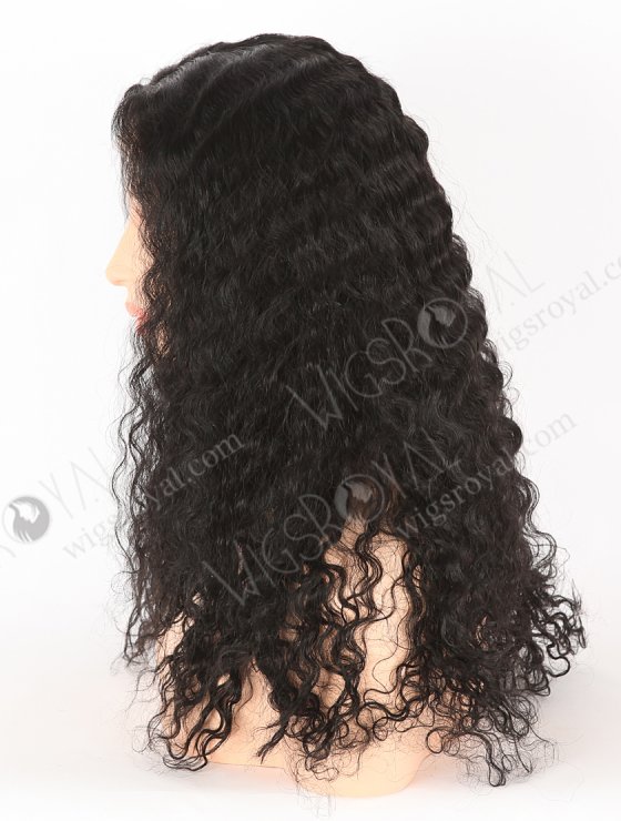 In Stock Indian Remy Hair 20" Spanish Wave 1# Color Full Lace Wig FLW-01574-26360