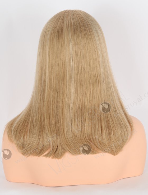 All One Length Fine European Human Hair Lace Front Wigs With Bangs WR-CLF-057-26417