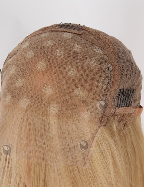 All One Length Fine European Human Hair Lace Front Wigs With Bangs WR-CLF-057