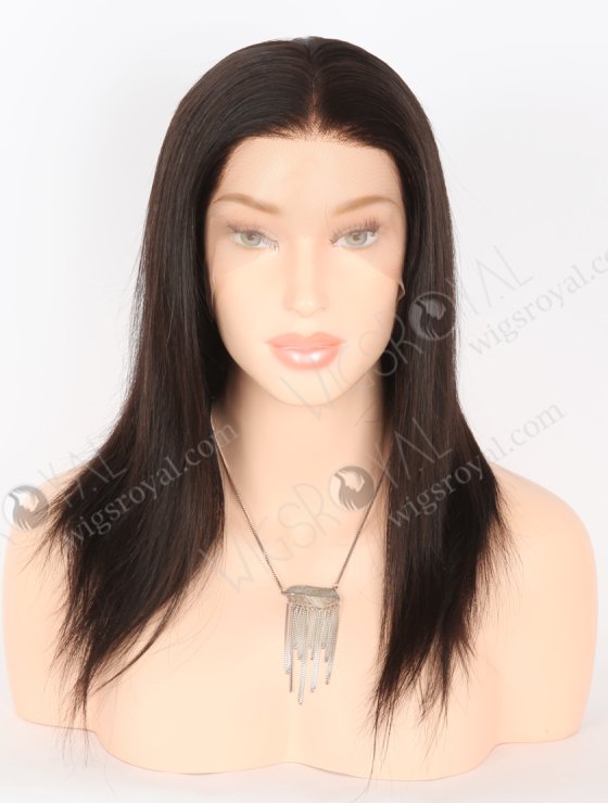 Natural Looking Full Lace Wigs 12 Inch High Quality Natural Black Color Brazilian Hair FLW-04002