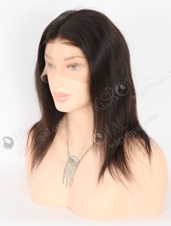 In Stock Brazilian Virgin Hair 12" Straight Natural Color Full Lace Wig FLW-04005-26482