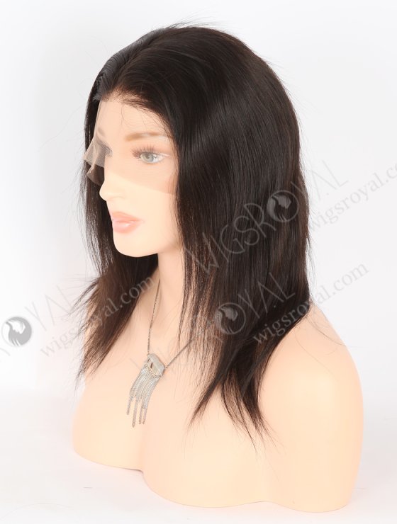 In Stock Brazilian Virgin Hair 12" Straight Natural Color Full Lace Wig FLW-04005-26484