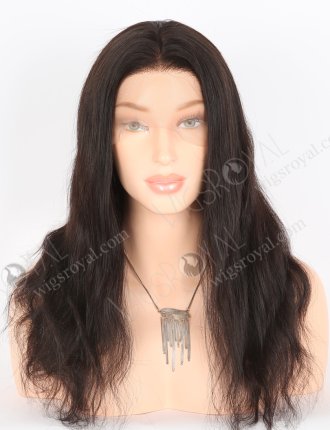 In Stock Indian Remy Hair 18" Natural Straight Natural Color Full Lace Wig FLW-01336