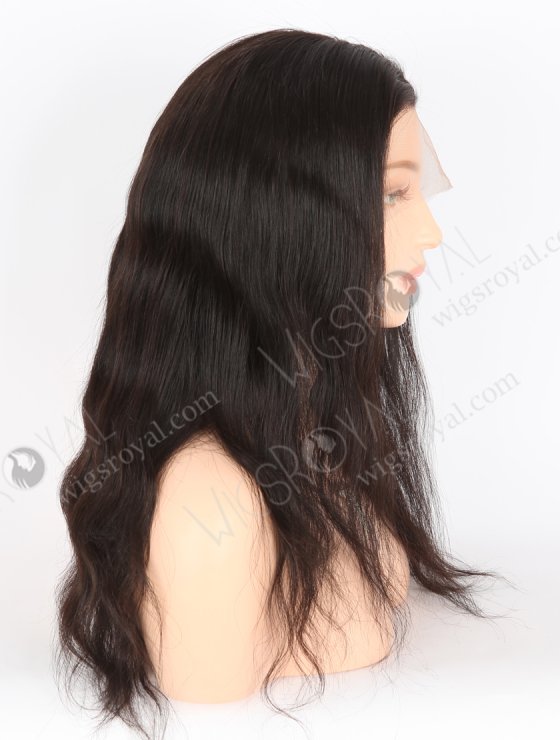 In Stock Indian Remy Hair 18" Natural Straight Natural Color Full Lace Wig FLW-01336-26546