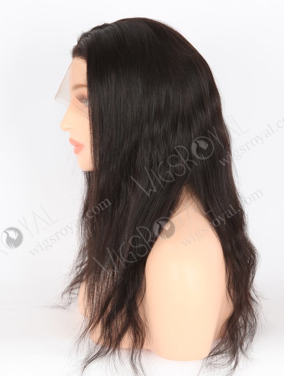 In Stock Indian Remy Hair 18" Natural Straight Natural Color Full Lace Wig FLW-01336-26545