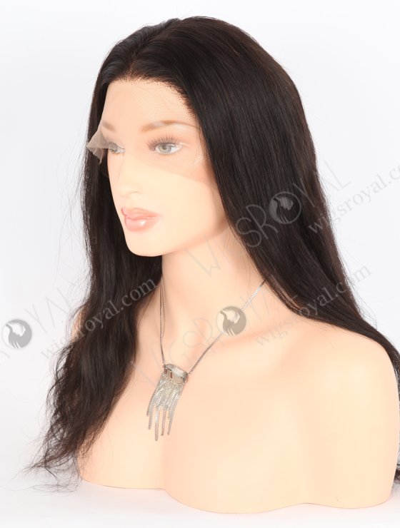 In Stock Indian Remy Hair 18" Natural Straight Natural Color Full Lace Wig FLW-01336-26547