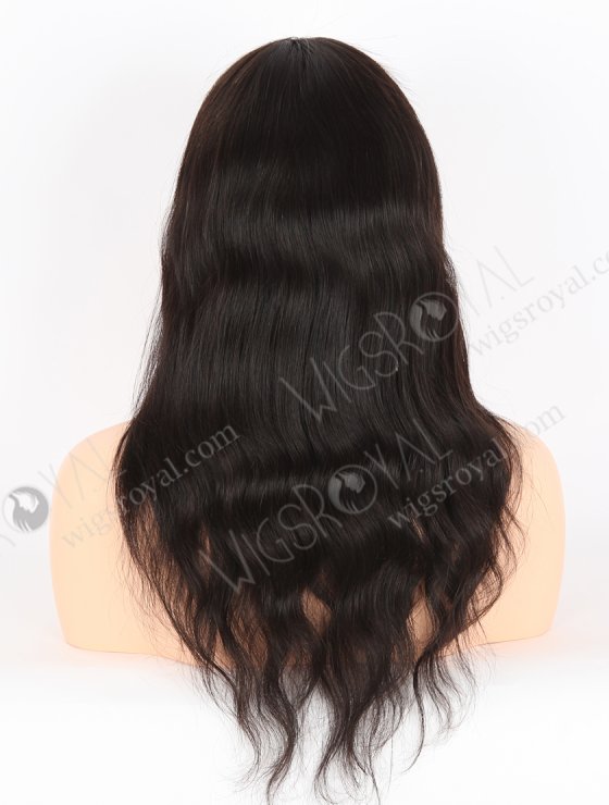 In Stock Indian Remy Hair 18" Natural Straight Natural Color Full Lace Wig FLW-01336-26549