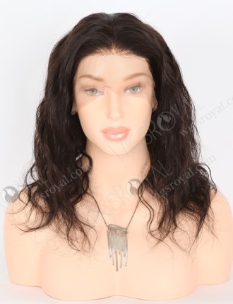In Stock Brazilian Virgin Hair 14" Natural Wave Natural Color Full Lace Wig FLW-04009