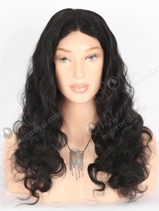 In Stock Indian Remy Hair 22" Body Wave 1# Color Full Lace Wig FLW-01647-26554