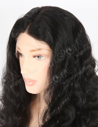 In Stock Indian Remy Hair 22" Body Wave 1# Color Full Lace Wig FLW-01647